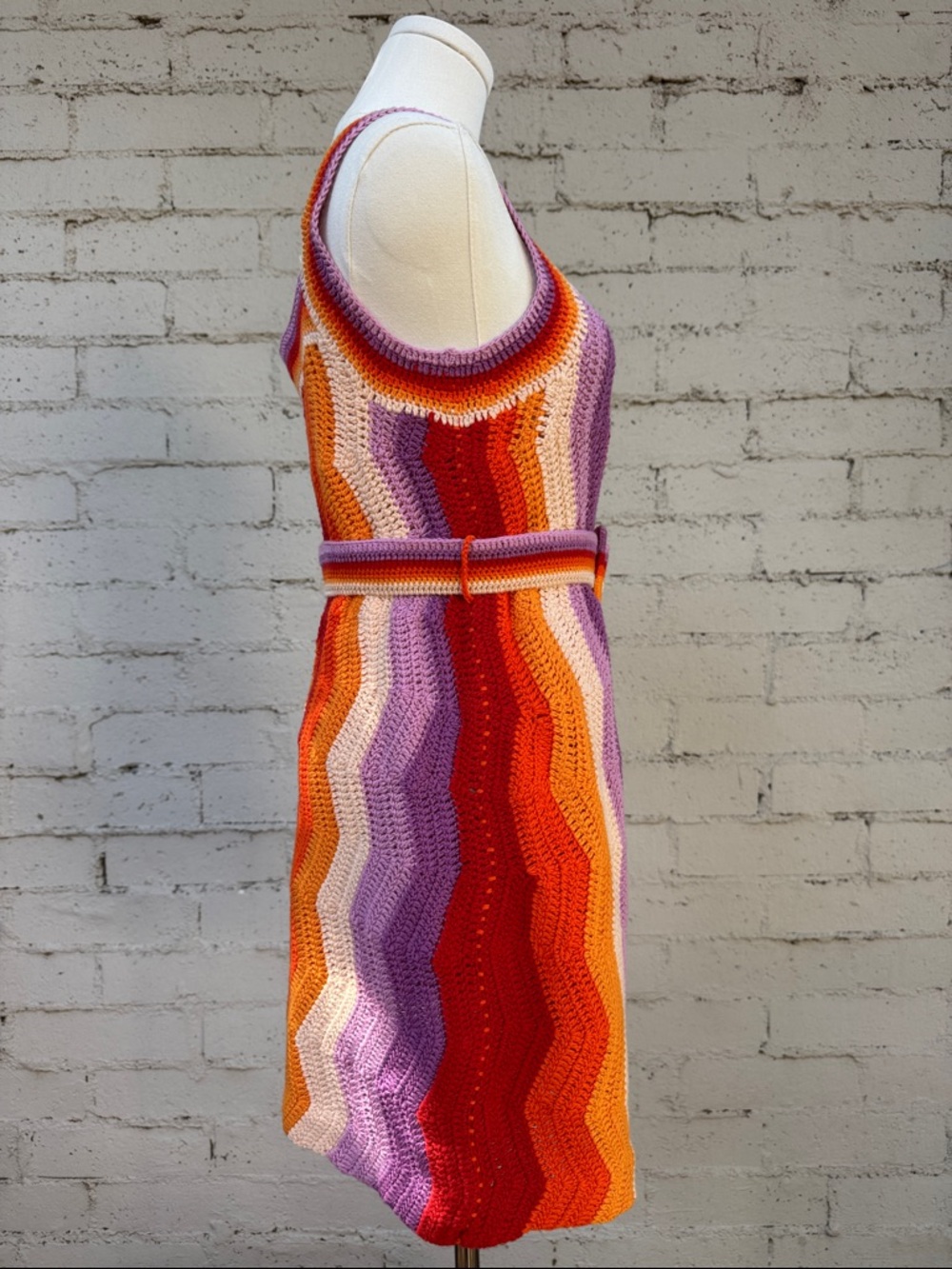 FARM Rio for Anthropologie Crochet Mini Dress Size XS - Picture 5 of 16